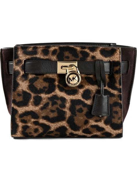 michael kors brooke leopard bag